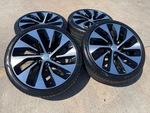 21" Lucid Air Grand Touring Oem 95542 95543 Wheels Rims Black Tires Pirelli New. Price: $2695.50.