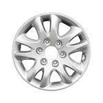 Refurbished 17X6.5 Painted Silver Wheel Fits 2006-2011 Kia Sedona 560-74582 Remanufactured. Price: $205.96.