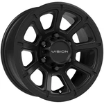 Vision 353 Turbine Trailer 15X6 6X5.5" +0MM Matte Black Wheel Rim 15" Inch New. Price: $146.99.