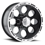 Ion Wheels Rim 174 15X8 6X139.7 ET-27 106CB Black W/ Machined Lip New. Price: $159.63.