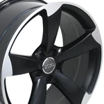 Oe Replica Wheels AU29 19X8.5 5X112 Offset 35 Satin Black Machined (qty 4) New. Price: $1000.00.