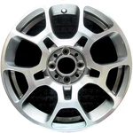 Wheel Rim Fiat 500 2012-2019 1UF17KDRAA 1UF171X8AA Machined Charcoal Oe 61663 Remanufactured. Price: $220.00.