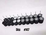 10 Set Eco Samed Wheels K-wheel Color/rim Mix #147 New. Price: $15.00.