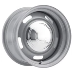 15X10 American Muscle 55 Rally Silver Wheels 5X5 (-32MM) Set Of 4 New. Price: $377.72.