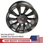 1188223-00-B For Tesla Model Y 20 X 9.5 Induction Remanufactured Black Wheel Rim New. Price: $187.16.
