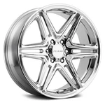 20X9 Vision 476 Wedge Chrome Wheel 6X120 (30MM) New. Price: $428.57.