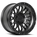Lock Off-road Combat 17X9 6X139.7 ET-12 Matte Black/ Ring (qty 1) New. Price: $288.00.