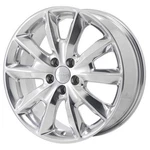 18" Jeep Cherokee Wheel Rim Factory Oem 9132 2014-2018 Polished Remanufactured. Price: $495.00.