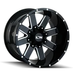 Ion 141 Gloss Black Milled 20X9 8-170 0MM 125.2MM New. Price: $252.00.
