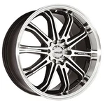 17X7 Maxxim 41MB Ferris Machined W/gloss Black Wheel 5X100 (40MM) New. Price: $244.16.