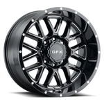 4 New 20X9 G-fx TM-5 Gloss Black Milled 6X135/139.7 ET12 Wheel/rim. Price: $1162.33.