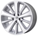 19" Toyota Highlander Wheel Rim Factory Oem 69548 2008-2013 Machined Silver Remanufactured. Price: $295.00.