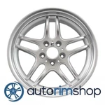 Bmw 740I 18" Factory Oem Front Wheel Rim Machined With Silver Style 37 Remanufactured. Price: $336.29.
