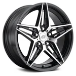 Mach Performance MP56 Wheels 18X8 (42, 5X114.3, 72.56) Black Rims Set Of New. Price: $902.84.