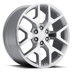 Factory Reproduction Wheel Fr 44 22 X 9 Silver Machine Face Alloy Rim New. Price: $345.00.
