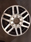 18X8 Wheel Rim Aluminum 6 Split Spoke From 2017 Ford F350SD Srw 11538834 Used. Price: $196.04.