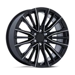 22" Performance Replicas PR223 Gloss Black Milled 22X9 Wheel 6X5.5 28MM Rim New. Price: $400.00.