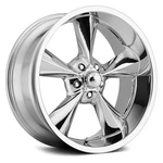 Bg Rod Works Old School Wheel 17X8 (0, 5X120.65, 78.1) Chrome Single Rim New. Price: $302.94.