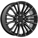 Replica FR205 Platinum V 22X9 6X5.5" +28MM Black/milled Wheel Rim 22" Inch New. Price: $345.99.