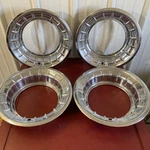 Vintage 1950 's Cadillac 15" Deep Dish Wheel Cover Hub Cap Set 1954 1955 1956 Used. Price: $199.99.
