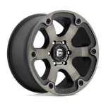 17X9 Fuel D564 Beast Matte Black & Machined Wheel 5X5.5 (-12MM) New. Price: $320.00.