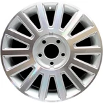 Wheel Rim Lincoln Town Car 17 2003-2005 3W1Z1007AA Oem Machined Silver 3504 Remanufactured. Price: $225.00.