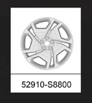 Oem Inch Alloy Wheel For 2022-2025 Hyundai Palisade 52910-S8800 $933 Msrp New. Price: $495.00.