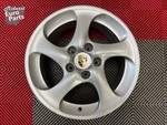 Oem 18" Porsche 996 911 C4S Tt Turbo Twist Front Wheel Rim Unrestored Orig Used. Price: $399.95.