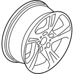 Genuine Bmw Light Alloy Rim 36-11-6-785-249 New. Price: $354.27.