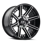 Ion Wheels 20X10 -24 Gloss Black Machined 6X139.7 6X5.5 (qty 4) 149-2183B New. Price: $994.00.