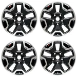 Jeep Wrangler Rubicon 2007-2018 17" Oem Wheels Rims Set 5LW63RXFAA 1XA50RXFAA Remanufactured. Price: $1423.05.