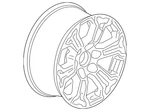 Genuine Gm Wheel Alloy 84570310 New. Price: $777.53.
