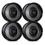 (SET-4) Dolce Trento 22X9 5X112 30MM Glossy Black Wheels Rims Inch New. Price: $2252.00.