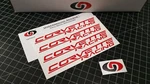 Corvette Racing Wheel Decals (4PK) Engine Caliper Sticker C4 C5 C6 C7 C8 Lsx Ltx New. Price: $16.95.
