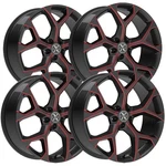 (set Of 4) Xcess X05 20X8.5 5X112 +35MM Black/red Wheels Rims 20" Inch New. Price: $1348.00.