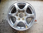 01-06 Gmc Sierra C3 Denali Pickup Yukon Oem 17X7.5" Polished Aluminum Wheel Rim Used. Price: $60.00.