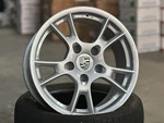 Genuine Used 17X6.5J 17X8J Silver (4 Wheel) 5X130 Porsche Cayman Boxster 987 981. Price: $1468.00.