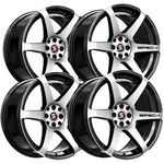(set Of 4) SPEC-1 SPT-32 17X8 5X110/5X4.5" +42MM Black/machined Wheels Rims New. Price: $814.96.