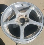 97 98 99 00 01 02 03 04 Corvette Original Gm Rear Polished Wheel 17 X 8.5 Used. Price: $125.00.