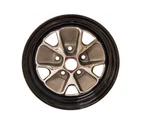 Mustang Wheel Styled Steel Black Rim-charcoal Center Lug 14X5 64-70 New. Price: $249.95.