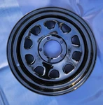New 17X8 Vision 84H Window Gloss Black 5X127 5X5 ET-12 Wheel Rim. Price: $97.18.