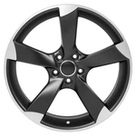 New 19X8.5 Oe Wheels AU29 Satin Black Machined 5X112 ET35 CB66.6 Rim. Price: $312.11.