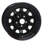15X7 Allied 51 Series Daytona Black Steel Wheel 5X5.5 (-6MM) New. Price: $129.00.