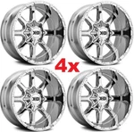 24X14 Xd Chrome Wheels Gmc Sierra Ram 1500 6 Force Fuel New. Price: $2495.00.