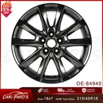 New 18X7 Inch Aluminum Wheel For Mazda 3 2017-2018 Dark Hyper Black Rim. Price: $255.89.