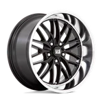 20X8.5 Us Mags U138 Santa Cruz Gloss Black W/ Diamond Cut Lip Wheel 5X5 (6MM) New. Price: $442.00.
