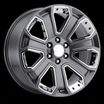 Rev Wheels 588S-2298328 Series- 22X9 6.1 Bs 6X5.5/6X139.7 -gray/machined New. Price: $357.95.