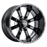 Weld Off-road Granada Eight W125 20X10 8X170 ET-18 Gloss Black Milled (qty 1) New. Price: $480.00.