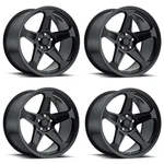 Set 4 20" Voxx Replica Demon Matte Black Wheels 20X9 5X115 20MM Rims New. Price: $1304.00.