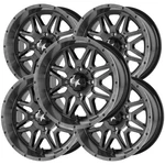 (set 5) Msa Offroad M26 Vibe 14X7 4X110 +0MM Black/tint Wheels Rims 14" Inch New. Price: $930.00.
